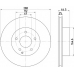 MDC2057 MINTEX Тормозной диск