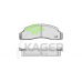 35-0026 KAGER Комплект тормозных колодок, дисковый тормоз