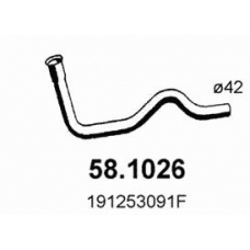 58.1026 ASSO Труба выхлопного газа