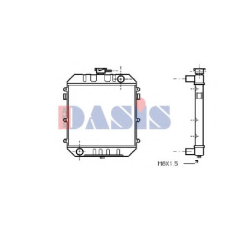 150070N AKS DASIS Радиатор, охлаждение двигателя