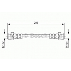 1 987 476 477 BOSCH Тормозной шланг