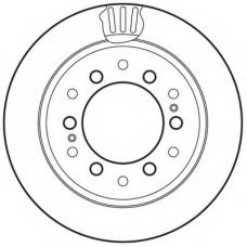 562738BC BENDIX Тормозной диск