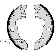 S 61 531 BREMBO Комплект тормозных колодок