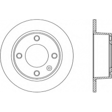 BDR1113.10 OPEN PARTS Тормозной диск