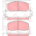 GDB1043 TRW Комплект тормозных колодок, дисковый тормоз