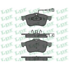 05P1470 LPR Комплект тормозных колодок, дисковый тормоз