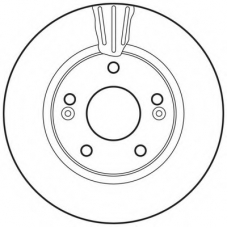 562789BC BENDIX Тормозной диск