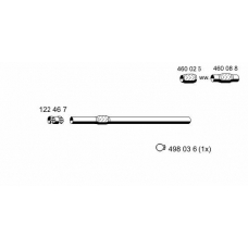 133470 ERNST Труба выхлопного газа