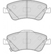 FSL4046 FERODO Комплект тормозных колодок, дисковый тормоз