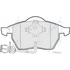 PAD789 APEC Комплект тормозных колодок, дисковый тормоз