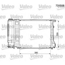 731509 VALEO Радиатор, охлаждение двигателя