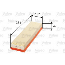 585114 VALEO Воздушный фильтр