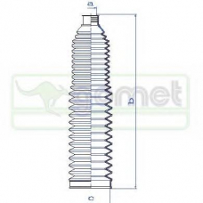 T474010 GOMET Пыльник, рулевое управление