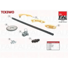 TCK3WO FAI AutoParts Комплект цели привода распредвала