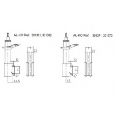 301371 AL-KO Амортизатор