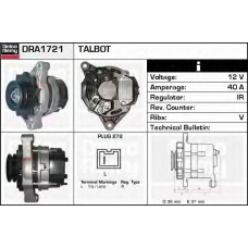 DRA1721 DELCO REMY Генератор