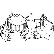 VKPC 86409 SKF Водяной насос