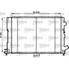 731161 VALEO Радиатор, охлаждение двигателя