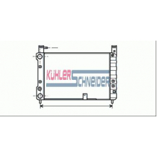 1702001 KUHLER SCHNEIDER Радиатор, охлаждение двигател