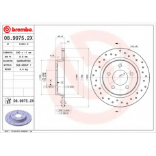 08.9975.2X BREMBO Тормозной диск