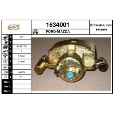 1634001 SNRA Тормозной суппорт