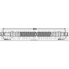 BBH6248 BORG & BECK Тормозной шланг