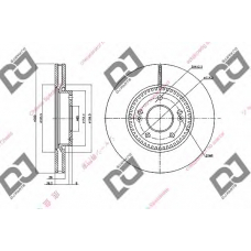 BD1367 DJ PARTS Тормозной диск