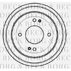 BBR7060 BORG & BECK Тормозной барабан