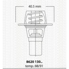 8620 13091 TRISCAN Термостат, охлаждающая жидкость