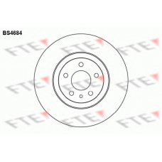 BS4684 FTE Тормозной диск