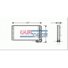 3722501 KUHLER SCHNEIDER Конденсатор, кондиционер