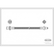 19030528 CORTECO Тормозной шланг