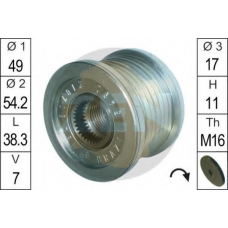 ZN5492 ERA Механизм свободного хода генератора