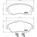 MDK0223 MINTEX Комплект тормозов, дисковый тормозной механизм