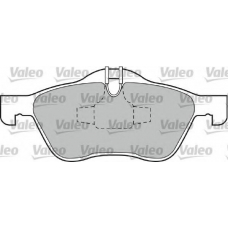 598413 VALEO Комплект тормозных колодок, дисковый тормоз