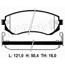 IBR-1137 IPS Parts Комплект тормозных колодок, дисковый тормоз