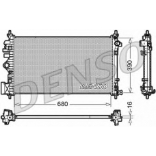 DRM20111 DENSO Радиатор, охлаждение двигателя