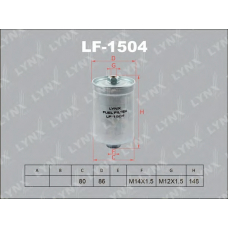 LF-1504 LYNX Lf-1504 фильтр топливный gaz volga 2.3-2.5 95>