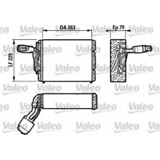 817110 VALEO Испаритель, кондиционер