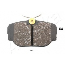 51-0L-L02 Ashika Комплект тормозных колодок, дисковый тормоз