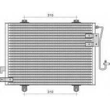 350203398000 MAGNETI MARELLI Конденсатор, кондиционер