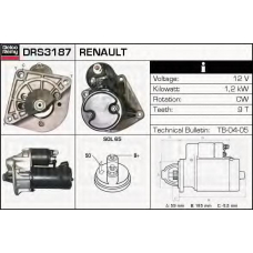 DRS3187 DELCO REMY Стартер