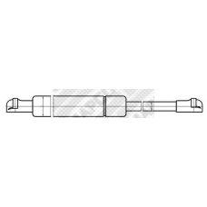 20201 MAPCO Газовая пружина, крышка багажник
