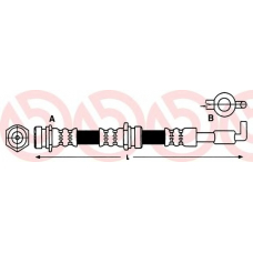 T 49 047 BREMBO Тормозной шланг