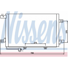 94910 NISSENS Конденсатор, кондиционер