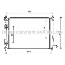 HYA2277 AVA Радиатор, охлаждение двигателя