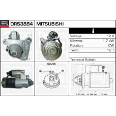 DRS3884 DELCO REMY Стартер