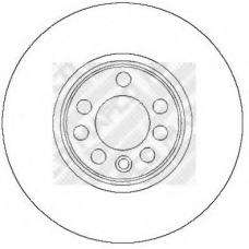 25703 MAPCO Тормозной диск