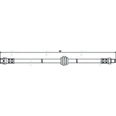 HOS3215 APEC Тормозной шланг