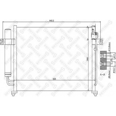 10-45027-SX STELLOX Конденсатор, кондиционер